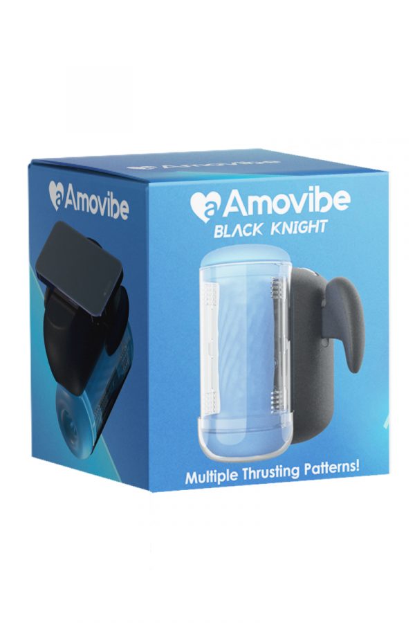 Робот-мастурбатор Amovibe Black Knight с пенитрацией